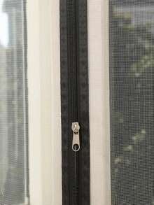 1 Màn chống muỗi tự dính có khóa kéo - Một kích thước phù hợp với tất cả, dễ vệ sinh"Màn chống muỗi và côn trùng - Thiết kế tự dính, có khóa kéo, phù hợp với hầu hết các cửa sổ - trắng - Xem 2