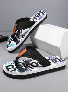 Men's Summer New Outdoor Beach Casual Fashionable EVA Slip-On Lightweight Flip-Flops