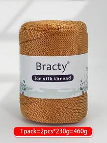 2 Pcs High-Quality Chunky Hollow Yarn - Soft, Durable And Breathable, Suitable For DIY Crochet, Knitting And Sewing Projects - Multifunction Craft Yarn In Various Colors, Total Weight 16.23oz (460g) - Multicolor - View 15