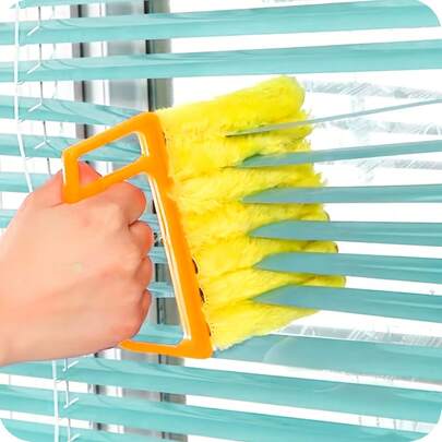 Ventilation Blinds Cleaning Cloth Brush Car Air Conditioner Microfiber Air Conditioner Dust Remover Car Fan Cleaner Washable Tool