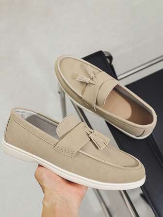 Scarpe casual estive leggere, traspiranti e antiscivolo, slip-on tipo mocassino