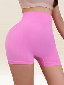 Pink Summer Cartoon Printed Cute Square Shorts, Women's Casual Athletic Shorts With European And American Style - Pink - View 4