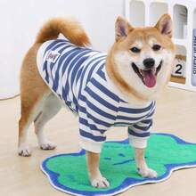 Summer New Pet Dog & Cat Clothes, Thin Vest For Medium & Small Dogs, Plus Size For Pomeranian, Shiba Inu, Corgi - Blue - View 5