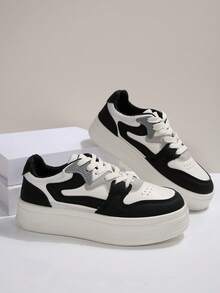 Zapatillas para adolescentes, casual con cordones y ajuste, suela exterior de TPR antideslizante y resistente al desgaste, adecuado para la vuelta al colegio