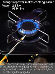 1 pièce, Plusieurs couleurs, 9554 BTU, Réchaud portatif au butane, Réchaud portable, Réchaud de camping extérieur, Réchaud à butane réglable, Réchaud à gaz, Pique-nique, Barbecue de jardin, Pêche, Matériel de cuisine de camping, Randonnée, Réchaud de survie, Chauffage