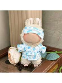 Bubula Doll Hanging Clothes, Sitting Posture Sleepwear Series, Sitting Party Doll Outfit, Gen 1 & 2 Wearable (Outfit Only, Random Color Of Small Accessories On Outfit, Caution For Sensitive Buyers!)