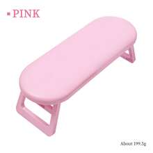 Adjustable U-Shaped Nail Technician Armrest - White PU Leather Nail Hand Rest - Multicolor - View 16