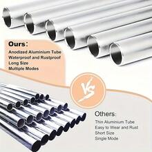 1 Piece Of 6-Tube Wind Chime Rotating Solid Wood Outdoor Decoration Home Decoration Wind Chime Hanging Decoration Handicraft - 銀 - 查看 7