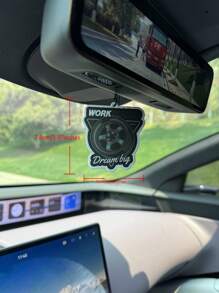 Fresh Lasting Car Air Freshener - Aromatherapy Scented Hanging Paper, Aroma Relax Tablet, Alcohol-Free, Suitable For Rearview Mirror And Air Vent