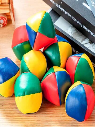 1/2/3/4/5/6pcs Art Creativity Juggling Balls For Beginners And Professionals Learning Toy, Juggling Balls Set, Learn To Juggle Balls, Easter Basket Stuffers, Best Gift For Adults