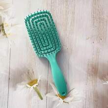 1 件装镂空梳子，干湿两用，适用于所有发质，是美发工具、美发用品、旅行必备、理发师、发型师、理发配件、情人节礼物、美发用品、发型师、理发店、沙龙、度假必备、美发产品、理发店、情人节礼物、女士旅行必备、发型师工具 - 黑色 - 查看 7