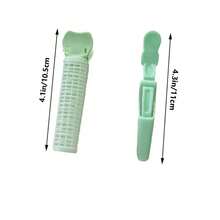 4 件套卷发器专业美容工具，丰盈卷发管，蓬松八字形丰盈夹，塑料发根空气刘海卷发夹卡，适合普通发质的手动卷发器，返校、旅行度假必备品，女士发饰