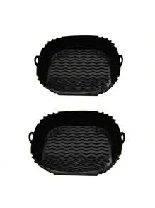 Herbruikbare siliconen airfryer-voering van 20 cm voor modellen van 4-7 liter | Accessoires voor antiaanbakovens, vervanging voor bakpapier en keukengadget