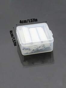 40/10条透明自粘睫毛胶条，防水防汗，可重复使用睫毛延长配件 - 彩色 - 查看 8