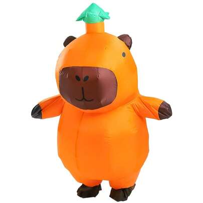 Inflatable Capybara Costume For Women Man Aldult Cosplay Party Inflatable Full Body Capybara Costume Blow Up Costumes Halloween