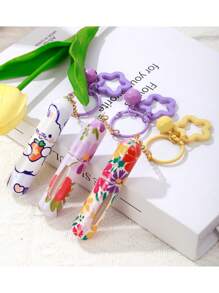2pcs Multi-Functional Small Capacity Refillable Bottles, Travel Accessory Keychain, Lightweight, Excellent Travel Container