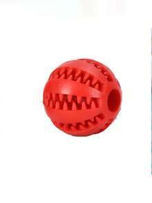 Pet Chew Toy Ball, Rubber Elastic Ball Treat Dispensing Toy, Interactive Teething Toys For Border Collies And Other Dogs - Multicolor - View 5