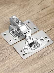 2/4/10Pair Hinge Repair Plate Cabinet Furniture Drawer Table Repair Mount Tool Hardware Stainless Steel Hinge Fixing Plate