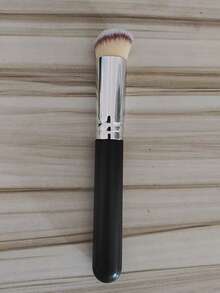 1 pensulă mare pentru fond de ten cu cap circular oblic, pensulă profesională de machiaj din păr sintetic pentru conturare, pensulă pentru fond de ten, pensulă pentru corector, pensulă pentru blush, pensulă pentru contur, pensulă pentru blush, pensulă pentru bronzer, pensulă pentru pudră, pensulă pentru fond de ten, pensulă pentru blush