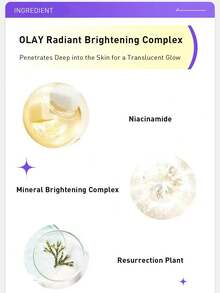Olay 6毫升烟酰胺+甘醇酸亮肤精华，便携设计，适合所有肤质，具有保湿滋养功效，维生素C和E协同作用，打造水润透亮肌肤，适合日常使用和旅行，均匀肤色，减少泛红和暗沉，完美实现光泽亮丽，适合干性肌肤，最佳抗衰老护肤产品。 - 精華液6ml - 查看 12