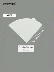 choxila 1pc 600ml Size 02 Pour Over Coffee Set - Glass Carafe & Dripper With Wood Stand, Complete Brewing Kit For Home/Office/Gifting - Transparent - View 11