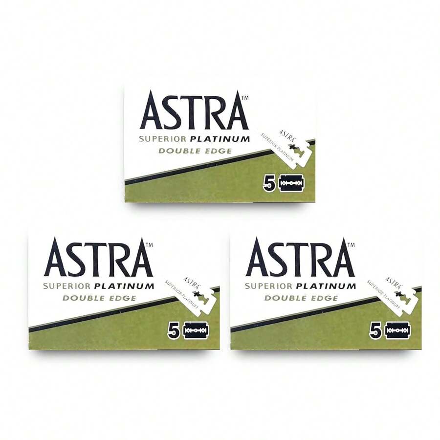 Superior Premium Platinum Double Safety Blades, 5 Count (Pack Of 3)