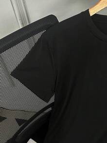 Snoopy Catches The Heart With A Bucket Female Round-Neck Cartoon Short-Sleeved Top; Cute Casual Versatile Top. - Black - View 2