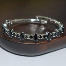 简约时尚镶嵌钻石和锆石手链，用途广泛