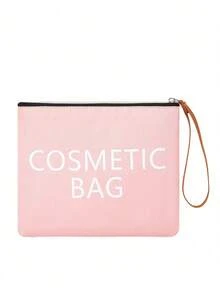 3pcs Tote Handbag With Shoulder Strap, Wet & Dry Separation Bottle Compartment, Travel Diaper Bag For Moms - Baby Pink - View 8