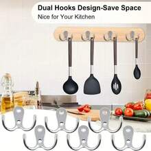 2 خطاف ثنائي للملابس/القبعات من معدن عتيق للتركيب على الحائط، خطافات حائط مزدوجة مع براغي مناسبة للحمام والمطبخ والمكتب والحمامات العامة والمراكز التجارية