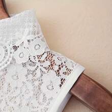 Multifunctional Removable Lace Collar - Adjustable, Breathable Detachable Fake Collar, Suitable For Women's Clothing, Hollow Design Easy To Wear, Perfectly Matching Any Tops Or Dresses - Multicolor - View 2