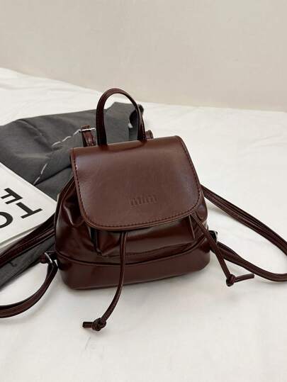 Niche Design Women's 2025 Bucket Backpack, Fashion Versatile Shoulder Bags, School Backpack