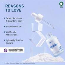 Plum 5% Niacinamide Face Serum For Clear &Amp; Bright Skin | With Rice Water | Provides Clear, Glowing &Amp; Brightening Skin | Lightweight &Amp; Beginner Friendly Serum For Women &Amp; Men | All Skin Types | 1 Fl Oz - 1.01 液體盎司(1 包) - 查看 6