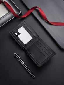SHABILI Cartera clásica coreana para hombre, de gran capacidad, con múltiples tarjetas, esencial para hombres, cartera