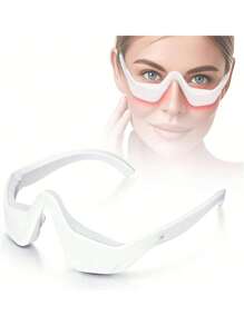 Under-Eye Red Light Therapy Device 3D Contour Eye Massager For Dark Circles, Eye Bags & Wrinkles, Rechargeable Under Eye Treatment Device For Puffiness And Fine Lines