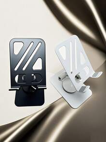 可旋转碳钢 360 度手机支架 - 桌面便携式折叠金属支架，兼容 、Android 手机，生日礼物，家人、朋友手机支架，手机配件