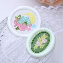 1 件,玫瑰花园系列蜡印头,剪贴簿/信封信/婚礼邀请函/DIY 手工礼品装饰,学校用品,返校 - 多尺寸 - 查看 3