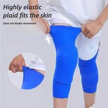 Children's Outdoor Lycra Honeycomb Anti-Collision Knee Pads, Elastic Basketball Knee Guards, Professional Sports Kneepad - Multicolor - View 8