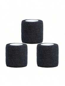 3pcs Self-Adhesive Elastic Bandage, Cohesive Nonwoven Sports Tape, Breathable Stretch Support, Suitable For All Ages, Non-Woven Fabric, Ideal For Running, Basketball, Soccer, Gym Workout - For Athletes - Multicolor - View 1