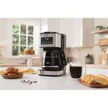 ® Cafetera Programable, Pantalla Táctil, Jarra de Vidrio, de 12 Tazas, Negro y Acero Inoxidable, BVSTDC4403 - Tipo de Enchufe A USA (110-127V) - Ver 5