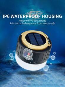 太阳能 LED 充电灯、应急、照明、家用、便携式、超亮、夜市摊位、地面摊位、停电、户外、备用灯泡、帐篷灯、USB 充电、露营灯、遥控