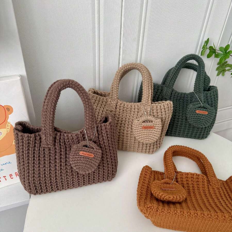 Women Shoulder Bags - 卡其 - 查看 1