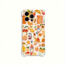 Funda para teléfono 1 pieza Una elegante correa para el hombro tipo bandolera, patrón Correa para el hombro tipo bandolera Correa de mano anticaída de cuatro esquinas Funda protectora para teléfono móvil Puede colgarse hacia atrás Funda para teléfono móvil suave adecuada para la serie 12 13 14 15 16 Pro Pro Plus - - Colores mixtos 1 - Ver 2