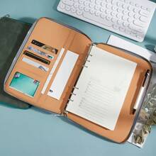 Personalized A5 Notebook With Zipper Pouch - Ideal For Travel, Business, Work, And Writing - Travel Organization | Modern Notebook | Durable Zipper Closure, Notebook Organizer,School Supplies,Back To School