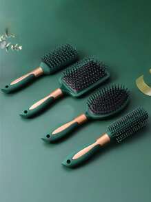 1 Peça Pente de Massagem Anti-Estática, Pente Acolchoado para Cabelos Cacheados, Escova de Cabelo Alisadora Livre de Frizz, Material Escolar, Ferramentas para Cabelos Cacheados