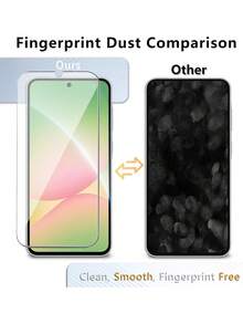 2片装钢化玻璃屏幕保护膜，兼容三星Galaxy A56 A36 A26 A16 A06 A55 A35 A25 A15 A05 A54 A34 A24 A14 A04 A73 A53 A33 A23 A13 A03 A72 A52 A32 A12 A02 A71 A51 A21 A71，9H硬度，2.5D弧面全覆盖，粘性屏幕玻璃，生日礼物，送给家人、朋友，手机屏幕保护膜，手机配件 - 無色 - 查看 5
