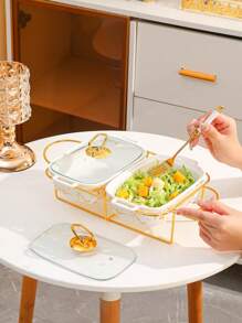 1 套陶瓷盘子、烤箱托盘炊具适用于家庭餐厅厨房，适用于面包、火鸡、奶酪、披萨、户外、婚礼、派对、礼物、生日