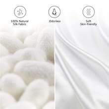 Silk Sleep Mask With Adjustable Head Strap - Blackout Eye Mask To Relieve Puffy Eyes, Suitable For Travel, Meditation And Napping - Perfect Gift For Friends And Family,School,Back To School,Travel,Travel Essentials,Home Essentials,Eye Mask,Sleep Mask - Multicolor - View 3