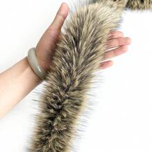 1 件 2 米仿浣熊毛饰边，适用于外套、汉服、鞋子、靴子、披风的服装配饰 - 彩色 - 查看 10