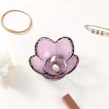 ¡RecomendadoRegalo para mujer, ideal para regalo de cumpleaños, para mujer, almacenamiento de joyas, bandeja vacía de bolsillo, decoración para el hogar, salón, decoración de habitación, idea, regalos de Navidad¡Top de Temporada - Fantasía púrpura - Ver 3